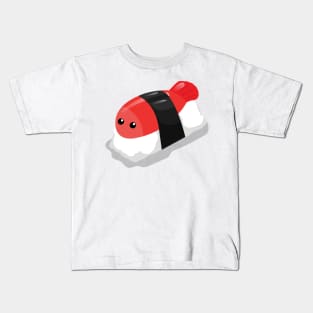 Cute Kawaii Shrimp Sushi Kids T-Shirt